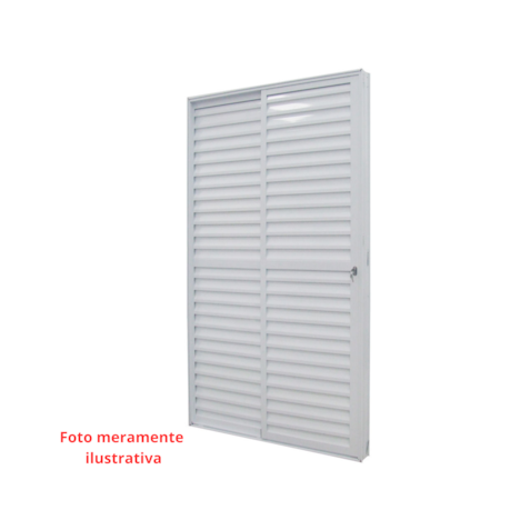 Porta Balcão 3Folhas 210X150 Esquerda Branco Janellot