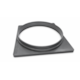 Porta grelha prata quadrado Tigre 150mm 6"