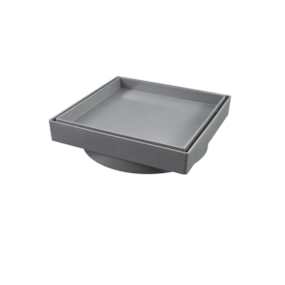 Ralo invisível 10x10 cinza Estrela