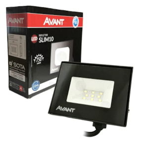 Refletor LED slim 10W bivolt Avant