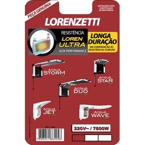 Resistência Lorenzetti Acqua Ultra 220Vx7800W 3065B