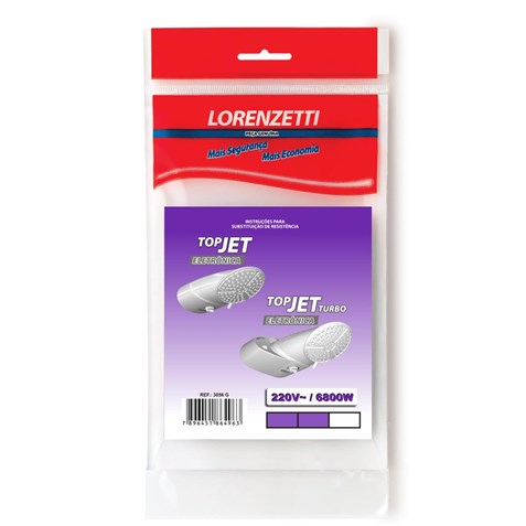 Resistência Lorenzetti Top Jet 6800W 3056G
