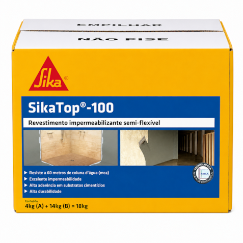 Sika Top 100 Impermeabilizante Caixa 18kg