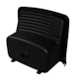 Tanque Astra PVC pequeno 47X43X28 Preto TQ022L PTO