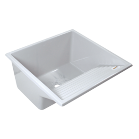 Tanque Corso G.P.Mold 55X55 Alvenaria 36L Branco