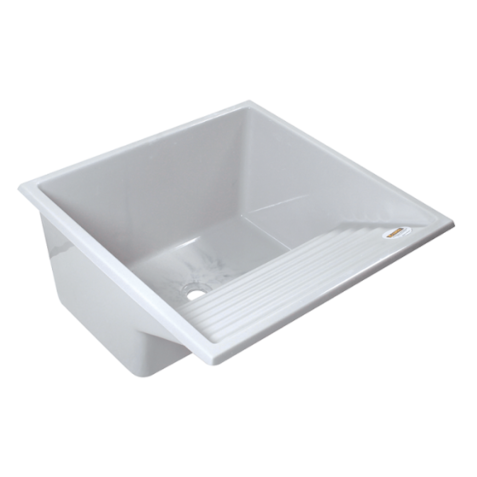 Tanque Corso G.P.Mold 55X55 Alvenaria 36L Branco