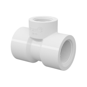 TEE ROSCA BRANCO TIGRE   3/4"X1/2"