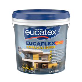 Tinta Emborrachada Eucatéx 4Kg Branco