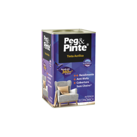 Tinta Latex Acrílico Peg&Pinte interior 18L Verde Olinda