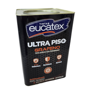 Tinta Piso Eucatex Ultra Piso 18L Cinza Escuro