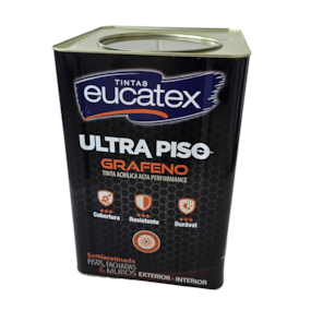 Tinta Piso Eucatex Ultra Piso 18L Preto semiacetinado