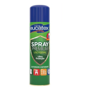 Tinta Spray Eucatex Uso Geral Azul Escuro