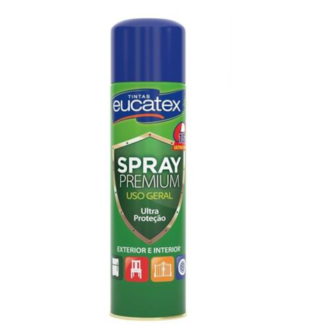 Tinta Spray Eucatex Uso Geral Azul Escuro