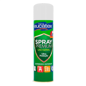 Tinta Spray Eucatex Uso Geral Branco