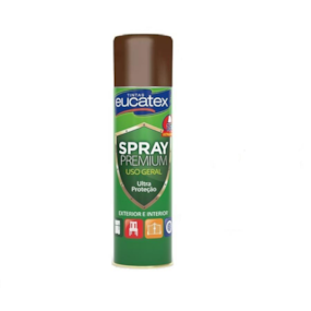 Tinta Spray Eucatex Uso Geral Tabaco
