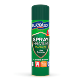 Tinta Spray Eucatex Uso Geral Verde Escuro