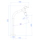 Torneira Deca de lavatório bica alta mesa 1167 C13