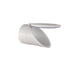 Válvula De Retenção Estrela P/Esgoto 150mm 6" Ponta