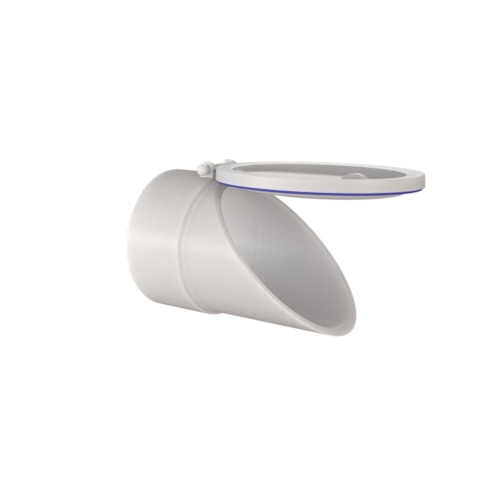 Válvula De Retenção Estrela P/Esgoto 150mm 6" Ponta