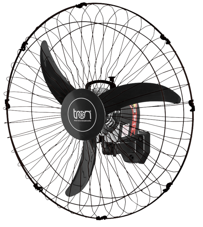 Ventilador Parede Tron 50Cm Preto Bivolt