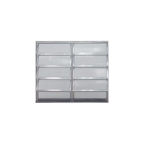 Vitrô basculante 2 seções 60x150 brilhante Janellot
