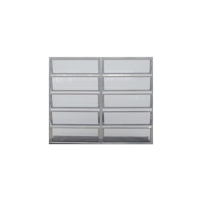 Vitrô basculante 2 seções 60x150 brilhante Janellot